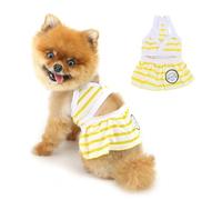 Striped Bikini Dress for Small Dogs - Summer Beach Puppy Outfit Cute Sexy Breathable Pet Swimwear Bathing Suit Small Dog Clothes for Pool Party Birthday Holiday Travel (#2,M)
