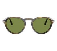 Striped Black and Olive Green/Green / 54