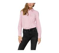 Striped Button-Up Long Sleeve Shirt with Classic Collar - female - JACQUELINE de YONG - Shirts - Pink - 2XS - Blouses & Shirts 2XS