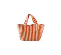 Striped Canvas Beach Bag - One Size
