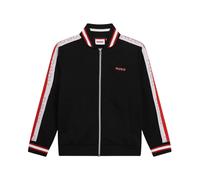 Striped Cardigan with Zipper Closure - unisex - Hugo - Kids Sweatshirts - Black - 12 Y - Kids 12 Y