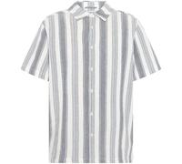 Striped Casual Shirt KnowledgeCotton Apparel Bleu L