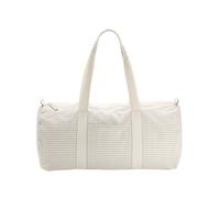 Striped Cotton Duffle Bag Westford Mill Grey One Size