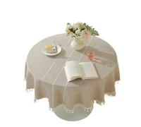 Striped Cotton Linen TableclothRibbed Pattern Desk Mat for All Seasons Ideal for Restaurants Home Dining and General Table Decor