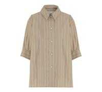 Striped Cotton Shirt - female - Jil Sander - Shirts - Beige - S - Blouses & Shirts S
