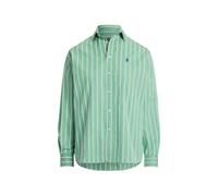 Striped Cotton Shirt - female - Polo Ralph Lauren - Shirts - Green - M - Blouses & Shirts M