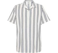 Striped cotton shirt KnowledgeCotton Apparel Box Bleu 2XL