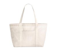 Striped Cotton Shopper Westford Mill Red One Size