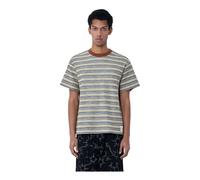 Striped Crewneck T-Shirt - male - Brain Dead - T-Shirts - Beige - M - Tops M