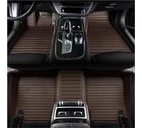 Striped Customized Car Floor Mats Interior Accessories Carpets For 7 Series F01 2008-2015(Coffee)