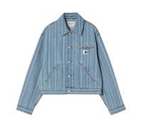 Striped Denim Jacket in Light Blue- female- Carhartt Wip- Denim Jackets- Blue- M- Jackets M