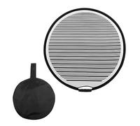 Striped Dent Board - Reflector Inspection Panel Tool | Car Body Repair Light Shield | Damage Detection Screen For SUV Truck Off Road Minivan Racing Caravan With Storage Bag