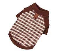 Striped Dog T-Shirt Apparel Pullover for Spring Winter Multiple Size Outdoor Indoor Outdoor Dog Dogs Apparel Soft Comfortable Pullover Camping for Striped Pets T-Shirt Size Cozy All Multiple Use