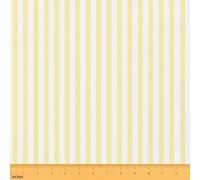 Striped Fabric by The Yard,Farmhouse Style Striped Lines Soft Polyester Fabric,Abstract Art Aesthetic No Stretch Fabrics Kids Girls Sewing Lovers,Yellow Fabrics 2 Yard Bolt,72" L x 59" W