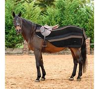 Striped Fleece Exercise Sheet - Equestrian Lightweight Stable Rugs with Tail Flap - Breathable Walker Blanket for Horse Competition Riding Outdoor Yards Fields