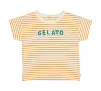 Striped Gelato Organic Cotton T-shirt Yellow 4 years