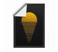 Striped Geometry Geometric Unframed Wall Art Print A1 (84.1×59.4cm), Wall Decor for Living Room, Bedroom, Office & Home, Art Gift