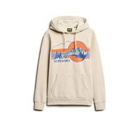 Striped hoodie with pattern Superdry Gris M