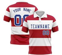 Striped Ireland Bottle Short Sleeve Rugby Shirt Custom Rugby Shirt Personalized Sports T Shirt Carrolls Irish Gifts White/Gold