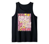 Striped It's A Crawfish Kinda Day Funny Louisiana Seafood Tank Top