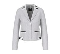 Striped Jersey Blazer- female- Marc Cain- Blazers- Gray- L- Jackets L