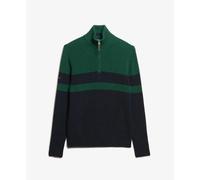 Superdry Classics Henley Half Zip Sweater Green L Men