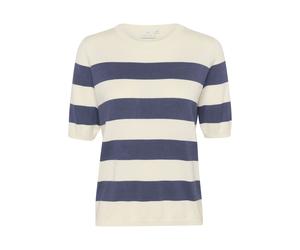 Striped knit blouse for women KAFFE Lizza Bleu XS