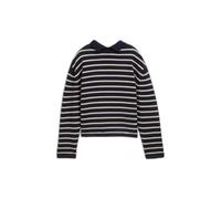Striped knit jumper for women Tom Tailor Denim Bleu XS