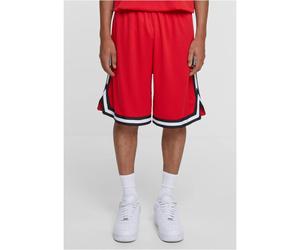 Striped knit shorts Urban Classics Rouge S