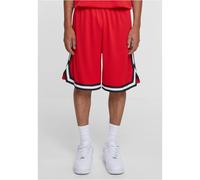 Striped knit shorts Urban Classics Rouge XL