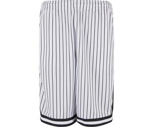 Striped knit shorts Urban Classics White XL