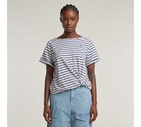 Striped Knot Top - Multi color - Women XS