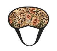 Striped Leopard Print Adjustable Eye Cover for Sleeping, Comfortable, Pressure-Free and Breathable Sleeping Masks