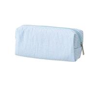 Striped Lightweight Pencil Case A Large Capacity Stationery Bag for Girls Secondary School Portable with Zipper and A Desktop Stationery Bag for Students During The Back to School Season