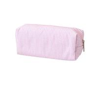 Striped Lightweight Pencil Case A Large Capacity Stationery Bag for Girls Secondary School Portable with Zipper and A Desktop Stationery Bag for Students During The Back to School Season