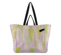 Striped Lilac Pink Olive Green Canvas Bags Tote Large Capacity Kitchen Grocery Bags Everyday Bag for Men Shopping Trip bolso Negro para Mujer