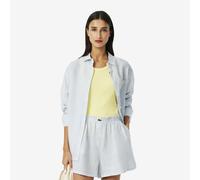 Striped Linen Shirt Light Blue