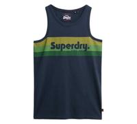 Striped logo tank top Superdry Cali Bleu XL
