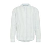 Striped long-sleeve linen shirt Casual Friday Anton Bleu L