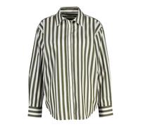 Striped Long Sleeve Poplin Shirt Women Gant Classic Vert 34