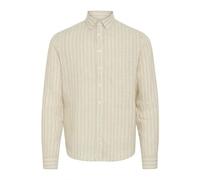 Striped long-sleeve shirt Casual Friday Dallas Beige XL