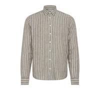 Striped long-sleeve shirt Casual Friday Dallas Marron 2XL