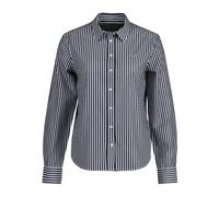 Striped long-sleeve shirt for women Gant Classic Bleu 44