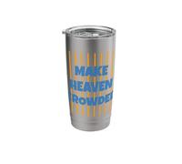 Striped Make Heaven Crowded Stainless Steel Insulated Tumbler