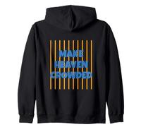 Striped Make Heaven Crowded Zip Hoodie