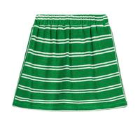 Striped organic cotton terry Marta skirt Green 4/5 years