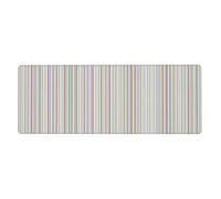 Striped. Oversized Desk Pad, Thick Base Mat, Ergonomic Comfort Pad for Precision Mouse Control