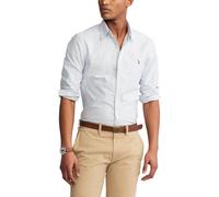 Striped Oxford Cotton Shirt in Slim Fit white/blue