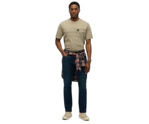 Striped pocket t-shirt Superdry Vert S