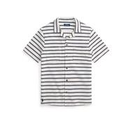Striped Pointelle-Ribbed Camp Shirt - male - Polo Ralph Lauren - Short Sleeve Shirts - Multicolor - S - Shirts S